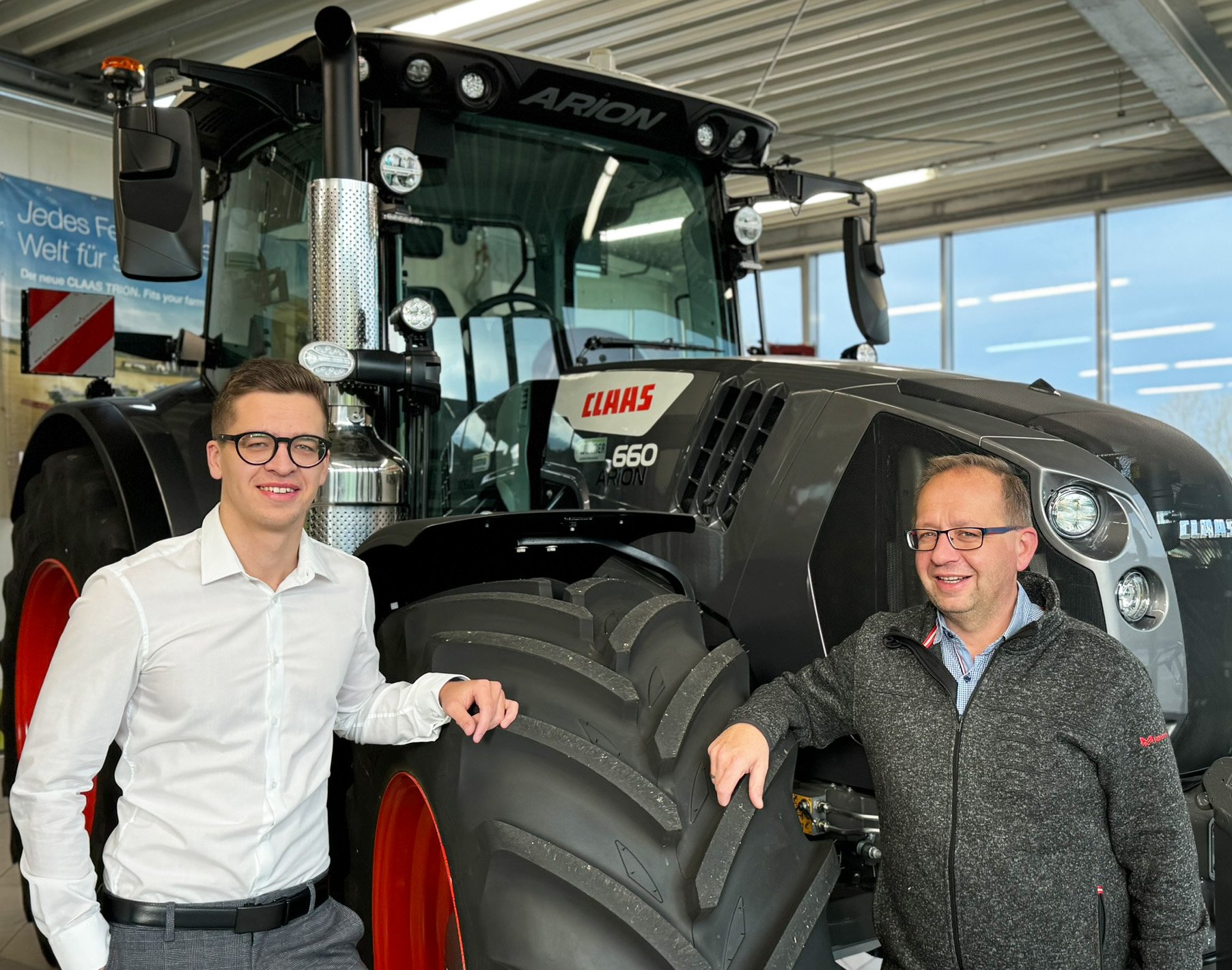 Vater und Sohn Heinz u. Michael